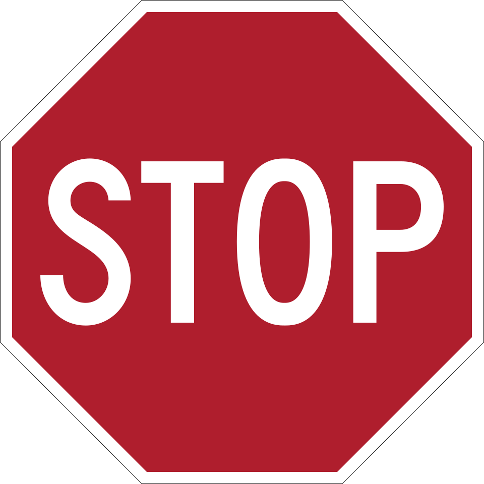 stop sign - US MUTCD